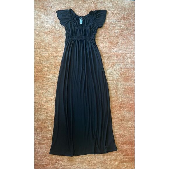 A-LIST black knitted maxi dress - Picture 1 of 9